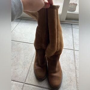 Brown Knee-High Women's Boots